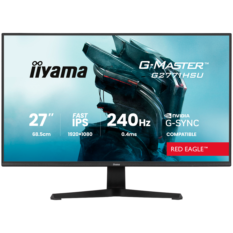 27 Fast IPS Gaming, G-Master Red Eagle, G-SYNC Compatible, 1920x1080 240Hz,2x HDMI, DisplayPort, 0.4ms MPRT, Speakers, USB HUB 1x3.2 1xC, Black Tuner - Image 2
