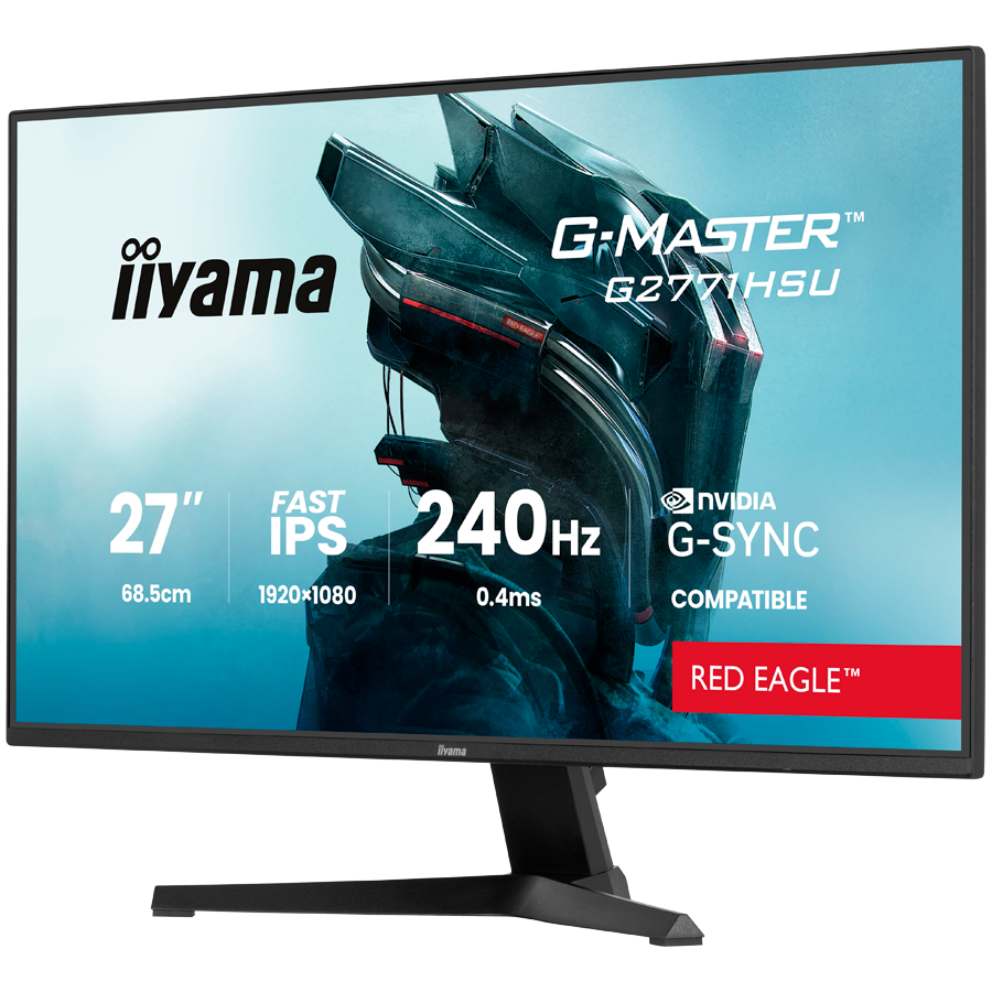 27 Fast IPS Gaming, G-Master Red Eagle, G-SYNC Compatible, 1920x1080 240Hz,2x HDMI, DisplayPort, 0.4ms MPRT, Speakers, USB HUB 1x3.2 1xC, Black Tuner - Image 4