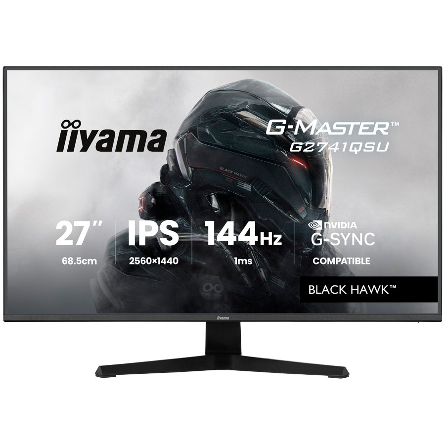 27 IPS Gaming, G-Master Black Hawk, G-SYNC Compatible, 2560x1440 144Hz, HDMI, DisplayPort, 1ms MPRT, Adaptive Sync, Speakers, USB 2x 2.0, Black Tuner - Image 2