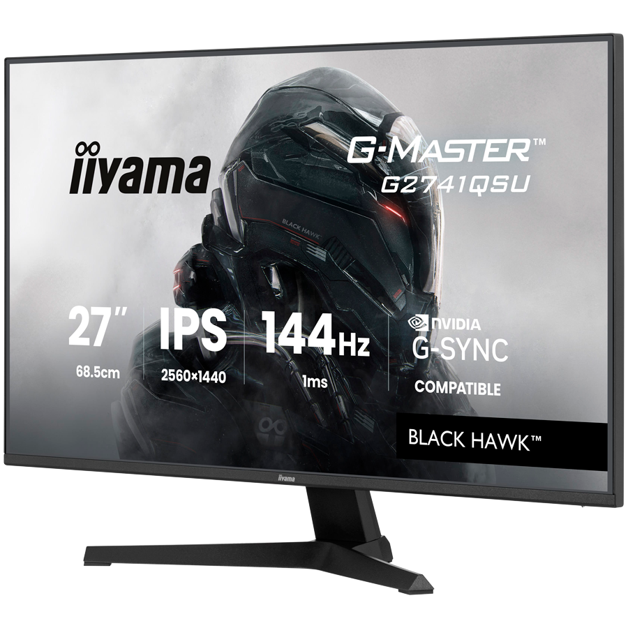 27 IPS Gaming, G-Master Black Hawk, G-SYNC Compatible, 2560x1440 144Hz, HDMI, DisplayPort, 1ms MPRT, Adaptive Sync, Speakers, USB 2x 2.0, Black Tuner - Image 4