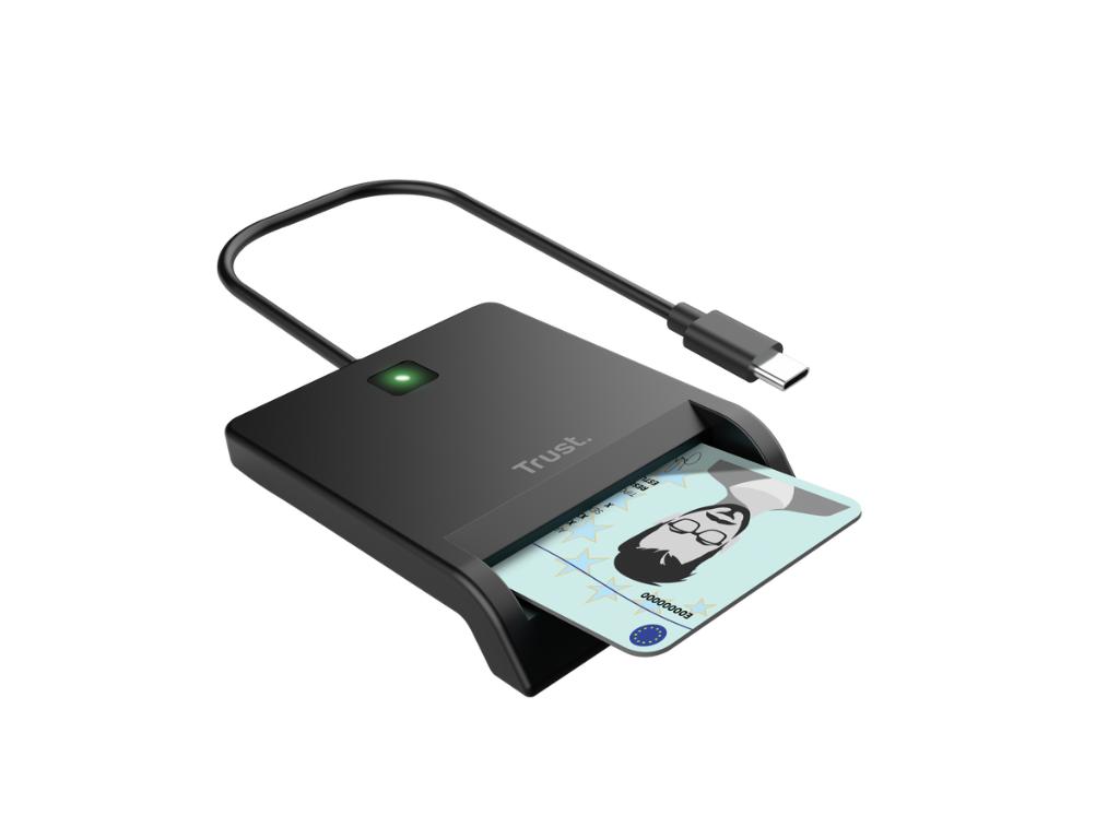 Trust Primo USB-C DNI čitač kartica - Image 4