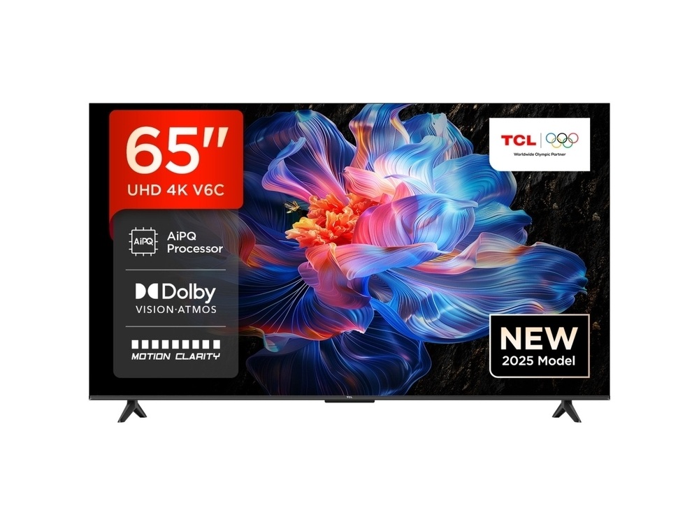 TCL 65"V6C 4K TV Google OSHDR10 HVA Panel Motion ClarityDolby Audio; AiPQ Processor; - Image 2
