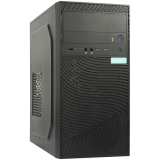 Inter-Tech PC Chassis IT-6516 Ripple, mATX, 1x 5.25" external, 2x 3.5" int. and ext., 3x 2.5" internal, 2x USB 3.2, 2x USB-C, mATX MB, ATX PSU, 175 x 365 x 355mm (WxDxH), Dark Gray