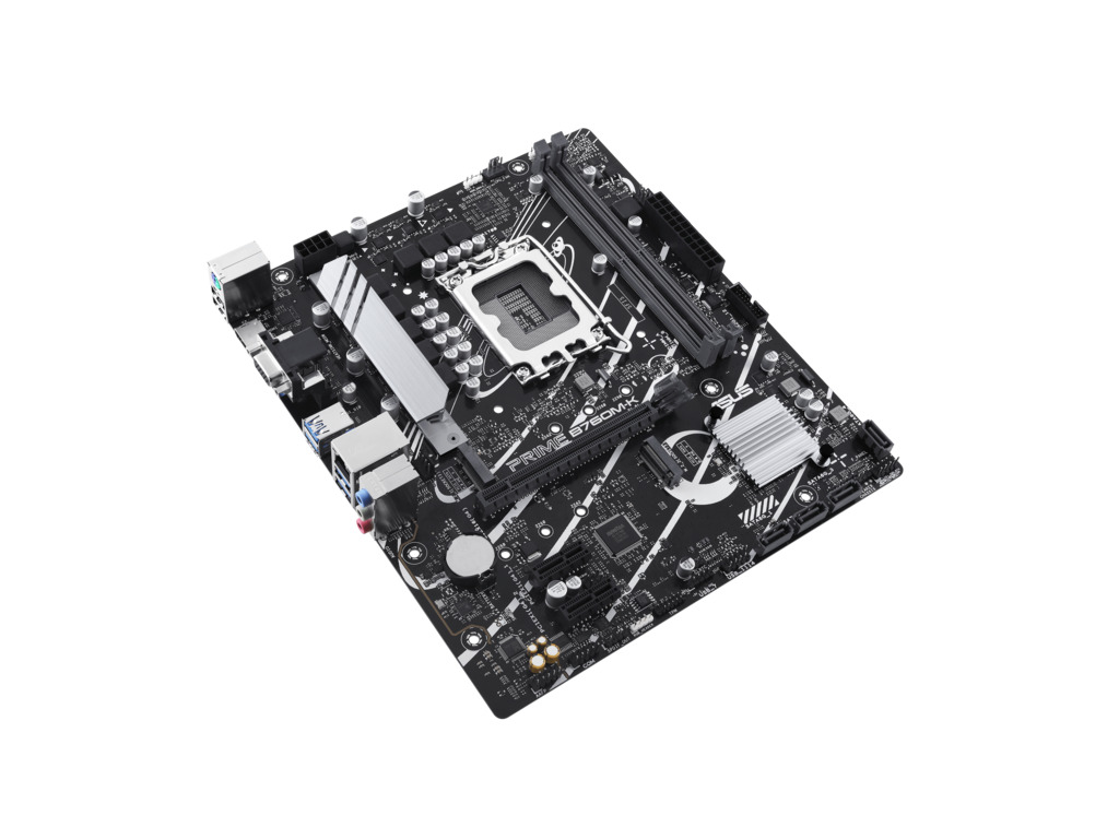 ASUS MB PRIME B760M-KLGA 1700; 2xDDR5, 2x M.2,6xUSB1x VGA, 1x HDMI; mATX - Image 2