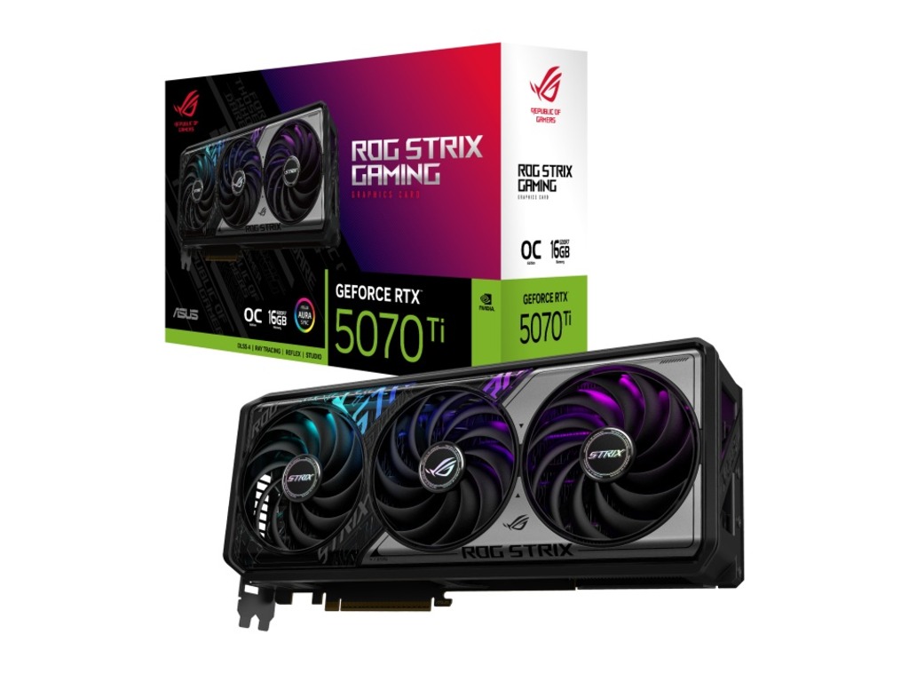 ASUS ROG-STRIX-RTX5070TI-O16G 16GB GDDR7, 256-bit, 2x HDMI, 3xDP - Image 2