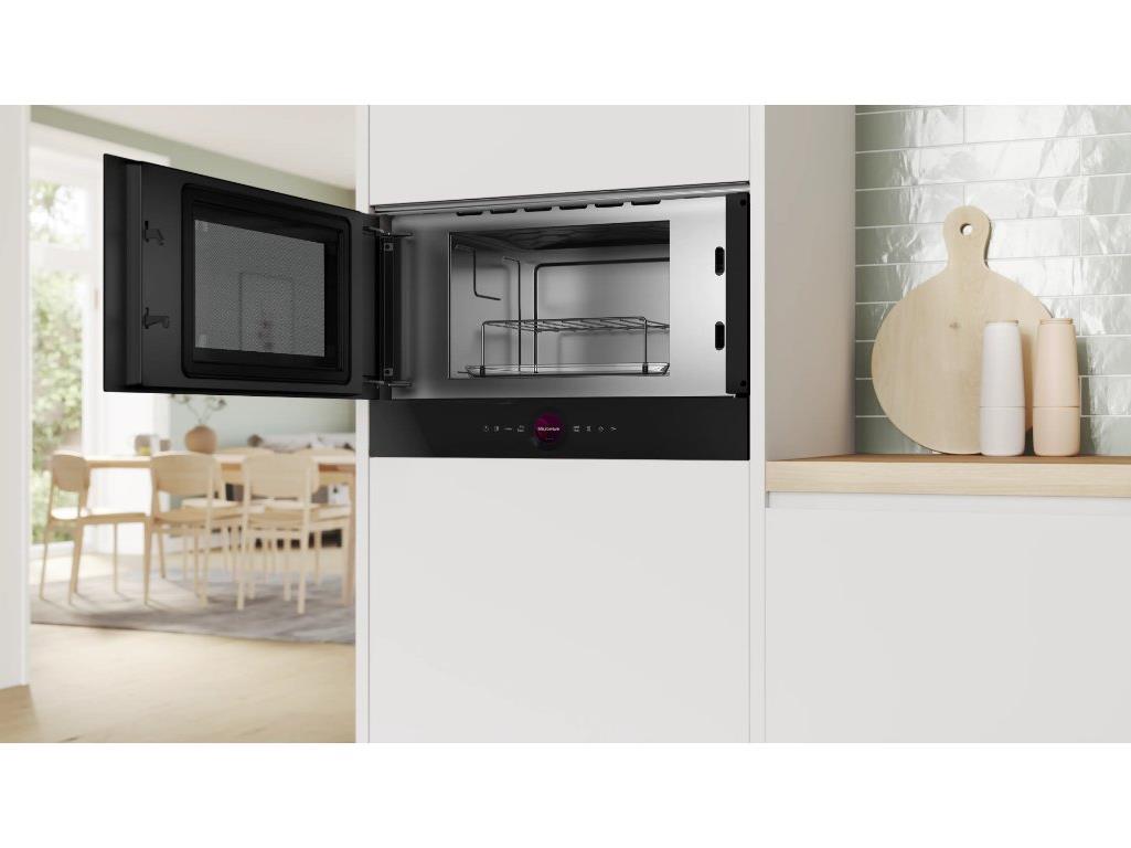 BOSCH mikrovalna Serie 8| CRNA,900W,AutoPilot 10, 21l,Roštilj, 90,180,360,600, Boots W - Image 3
