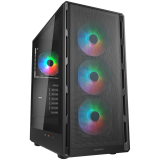 COUGAR AIRFACE PURE RGB PC Case, Mid Tower, Black