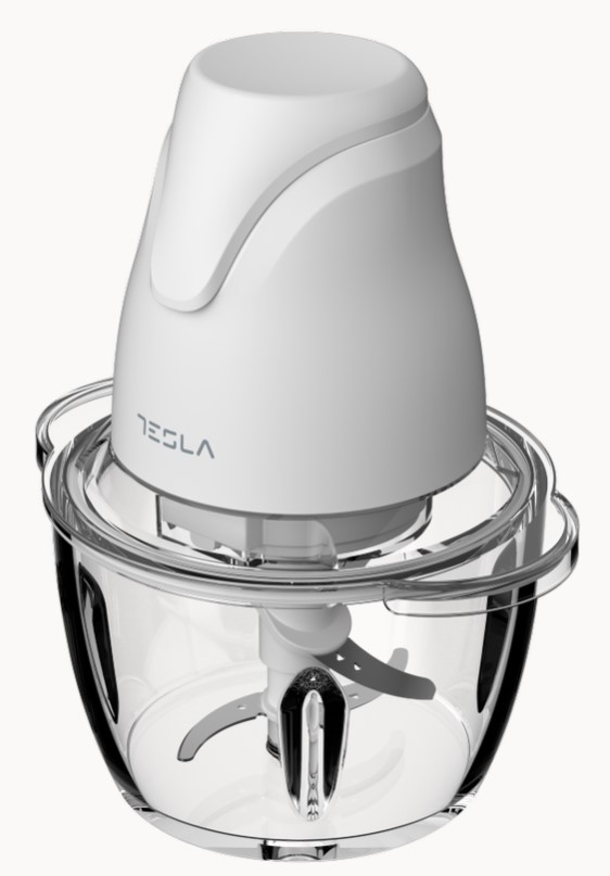 TESLA Sjeckalica FC302WSnaga 400 W; Kapacitet 1 L; 4 inox oštrice na 2 nivoa; staklena pos - Image 3