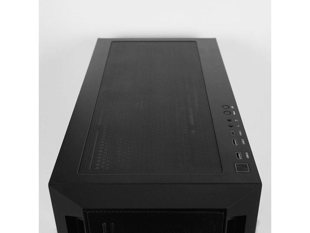 Chieftec Apex Air Case3x140mm PWM fans, E-ATXmesh front, tempered glass side - Image 4