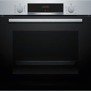 BOSCH pećnica Serie 4| INOX, A, EcoClean, 71L,Teleskopska vodilica, 7 programa,old:HBA513BS1