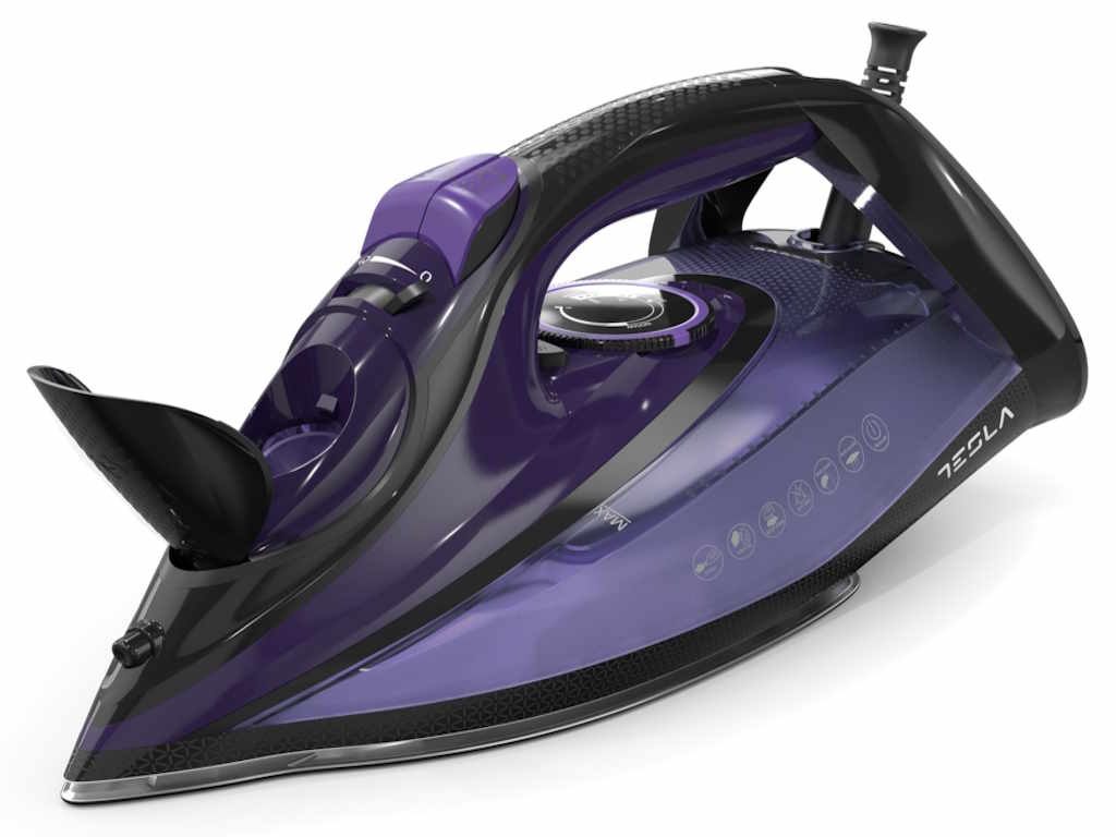 TESLA Pelga 2600W IR500BP / 0.32L / IRONS / Keramika / BLack - Purple - Image 3
