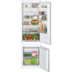 BOSCH Ugradbeni hladnjak,Serie 2| E, Eco Airflow,177cmH:200L, Z:70L,5 polica,