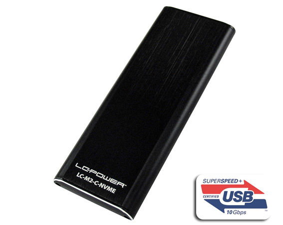 LC-Power LC-M2-C-NVMEUSB 3.1 Gen. 2 Type C M.2SSD Enclosure - Image 2