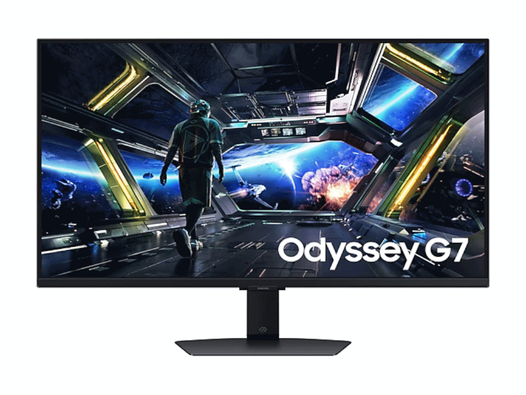 Samsung 32" Odyssey G7 4K UHD3840x2160, IPS, 1000:1, 144Hz350cd, 2xHDMI, DP, USB, Pivot, Tilt, Swi - Image 2
