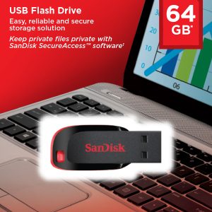 SanDisk USB Stick 64GB Cruzer Blade Teardrope USB 2.0