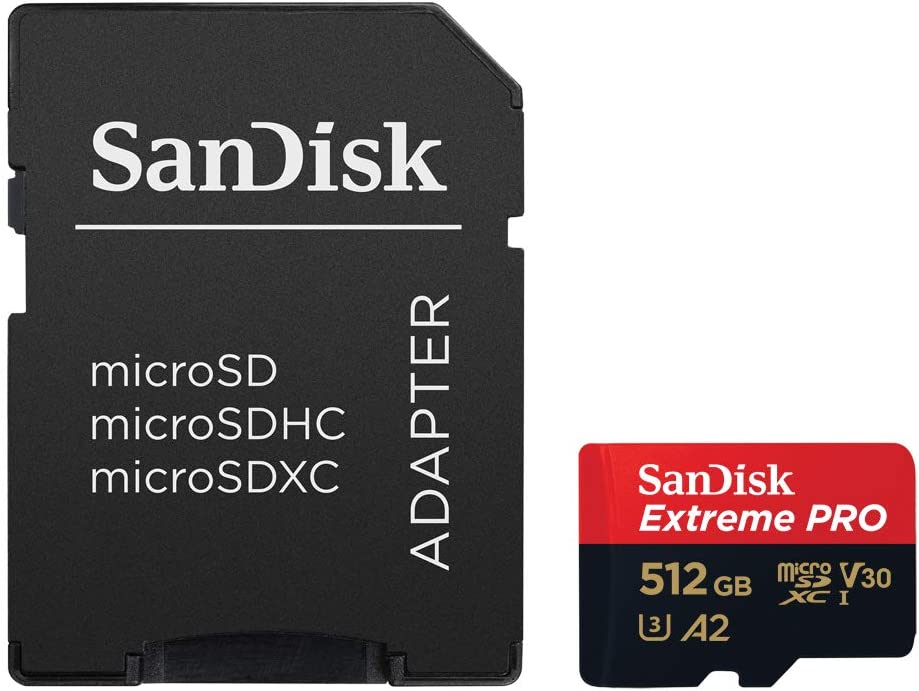 SanDisk Micro SD 512GB Extreme Pro 200MB/s A2+ SD adapter - Image 2