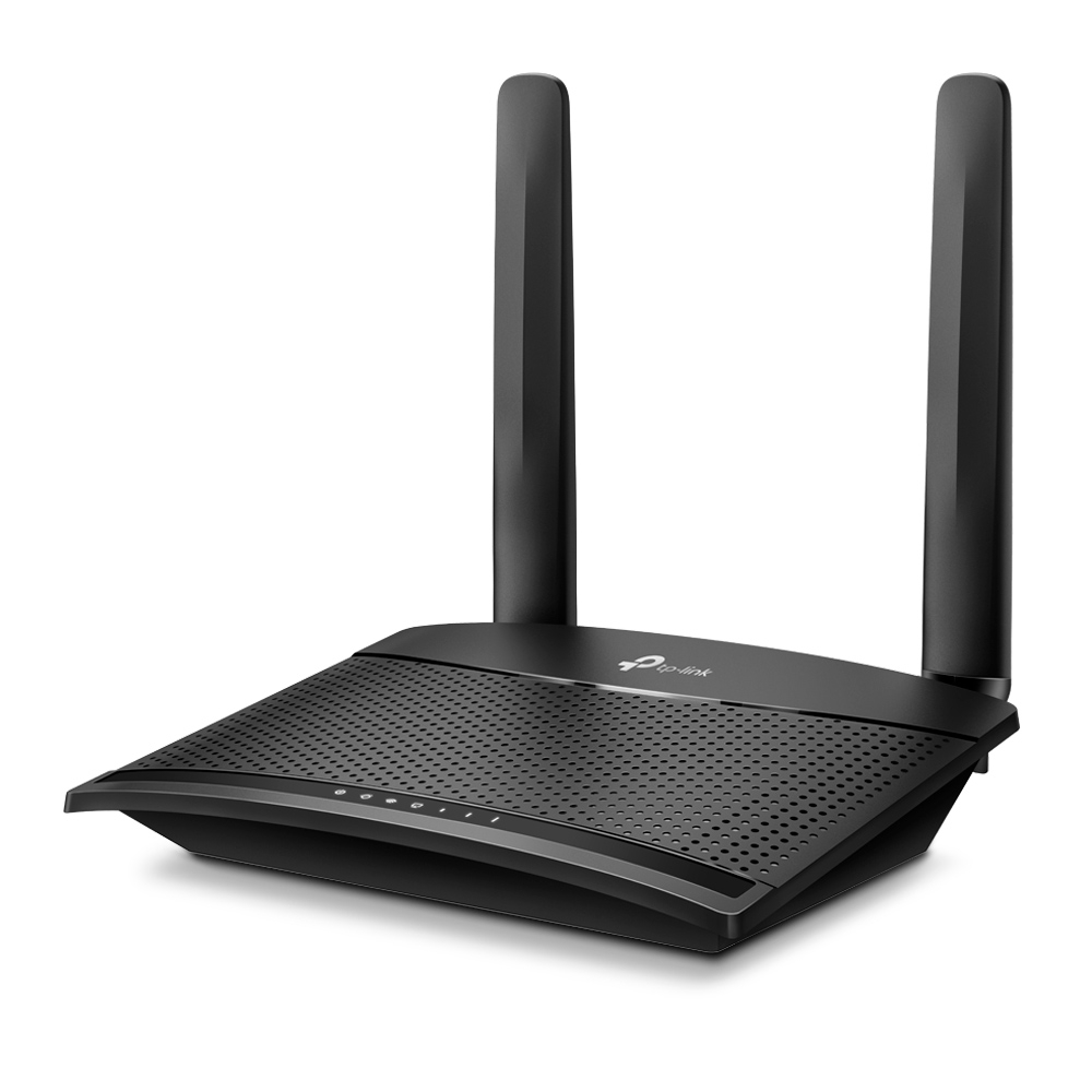 TP-Link TL-MR100 300Mbps Wireless N 4G LTE Router,build-in 4G LTE modem D:150Mbps,U:50Mbps,300 Mbps on 2.4 GHz, 1x10/100 LAN/WAN+ 1x10/100 LAN, 2xDetachable External 4G LTE Antennas, Wi-Fi router mode, Plug and Play, Up to 32 devices connected