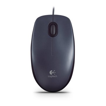 LOGITECH M90 Corded Mouse - GREY - USB - EWR2 - Image 2
