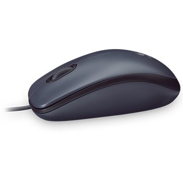 LOGITECH M90 Corded Mouse - GREY - USB - EWR2 - Image 3
