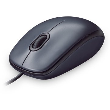 LOGITECH M90 Corded Mouse - GREY - USB - EWR2 - Image 4