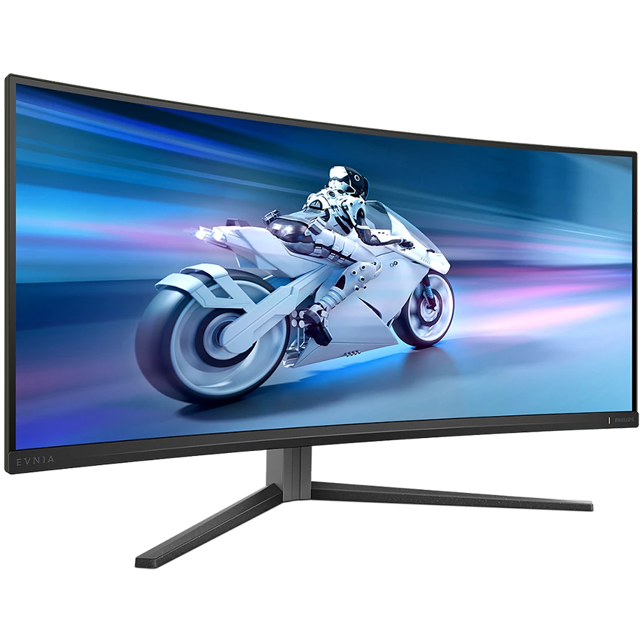 Philips Monitor Evnia 34M2C6500/00 34'' QD-OLED, 21:9, 3440x1440 (UltraWide QHD), 175Hz, 0.03ms, 250 cd/m² (SDR), 1000 cd/m² (HDR), 1,000,000:1, 2x HDMI 2.0, DisplayPort 1.4, 4x USB 3.2, Dark Slate Design, Adaptive-Sy - Image 4