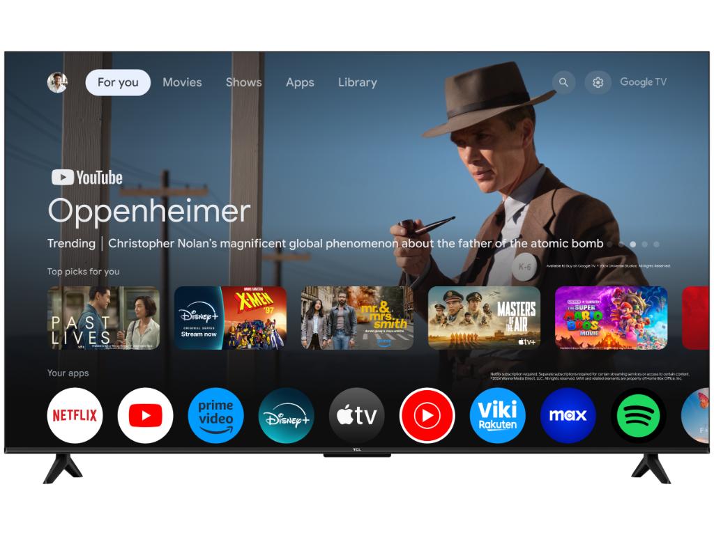 TCL 65"T69C 4K QLED Google TV60Hz (120Hz FHD), Dolby Atmos;Dolby Vision, Onkyo 2.0, 350 nits - Image 5
