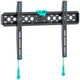 ONKRON Fixed TV Wall Mount for 43 to 85-inch Flat Panel TVs Digital Panels 68,2 kg, Black